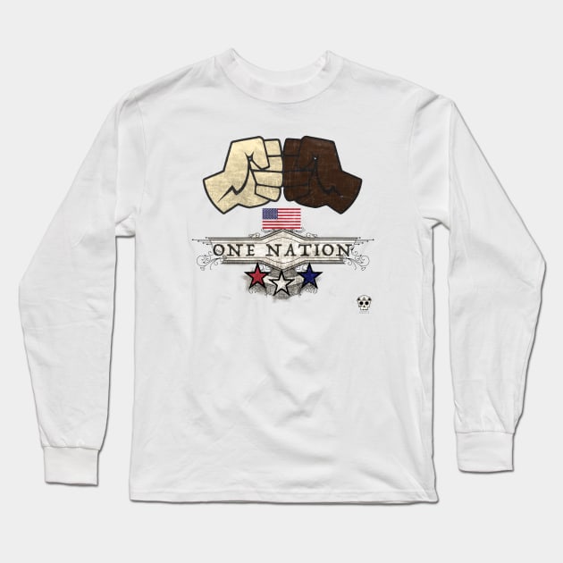 One Nation Long Sleeve T-Shirt by ancientattire